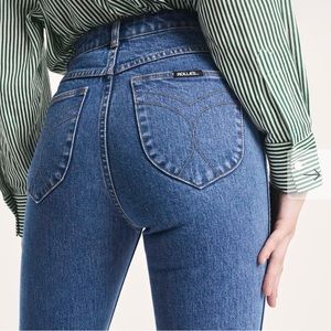 Rollas dusters high rise jeans